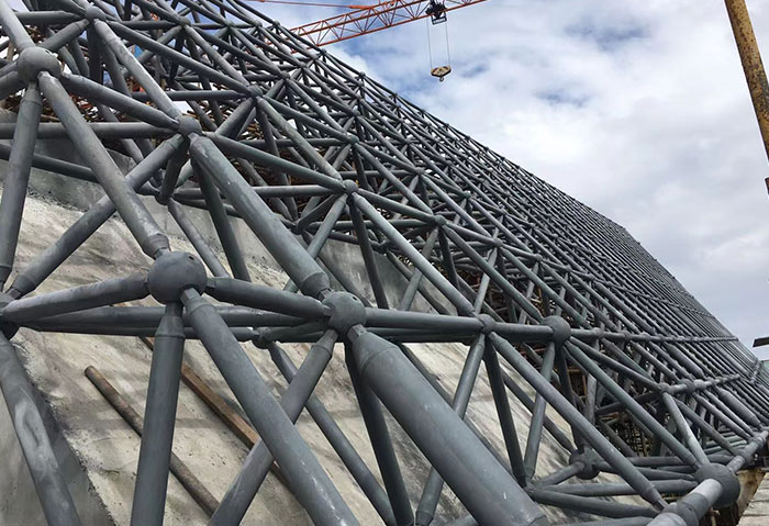临江网架施工
